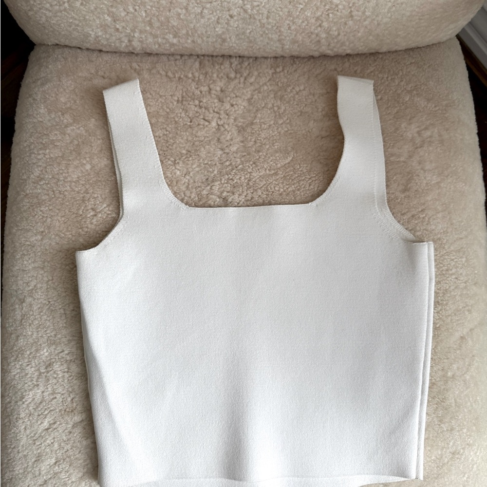A.L.C. Compact knit square neck top - Picture 2 of 5